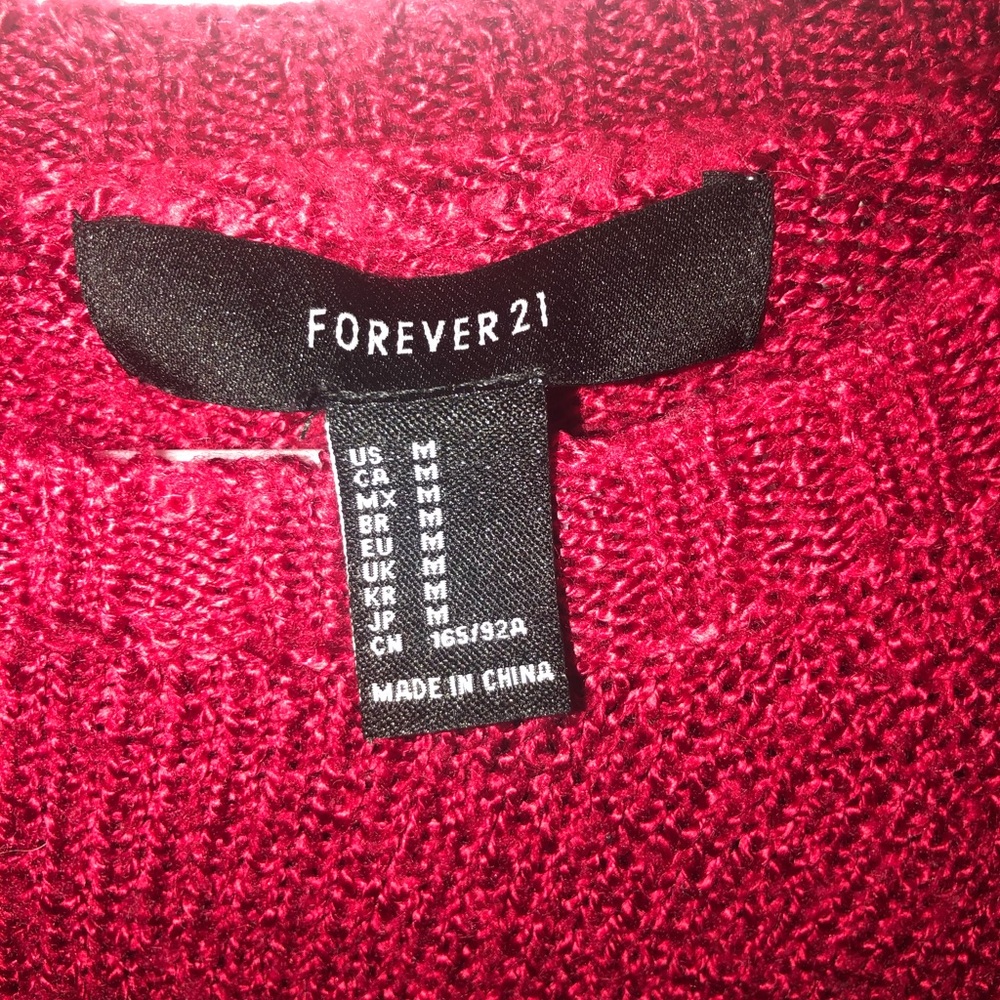 Soft Basic Red Sweater - Picture 2 of 3